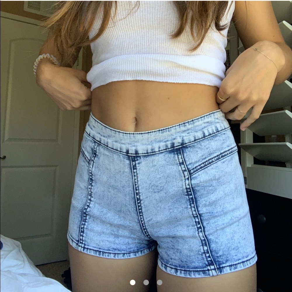High waisted shorts